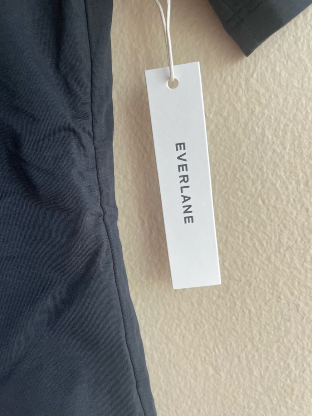 New Everlane Women Black Bodysuit Short Sleeve Size Large - Picture 3 of 7